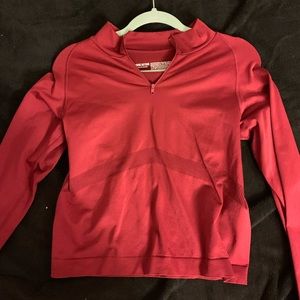 Pink Quarter Zip Up Jacket